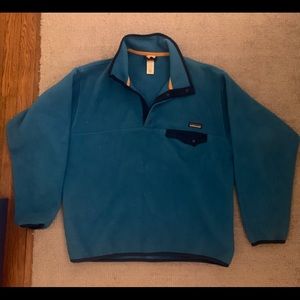 Blue Patagonia Lightwght Synchilla Snap-T Pullover